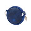 Li-Ning Sports Fashion Series Logo Print Round Fabric Shoulder Crossbody Bag Unisex Bags Blue ABDR054-2