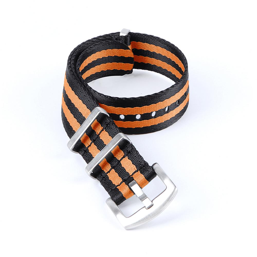 Nylon Watch Strap 18mm 20mm 22mm For Samsung Galaxy watch For Huawei watch GT Sports Strap Fabric Wristband Belt Stainless Steel