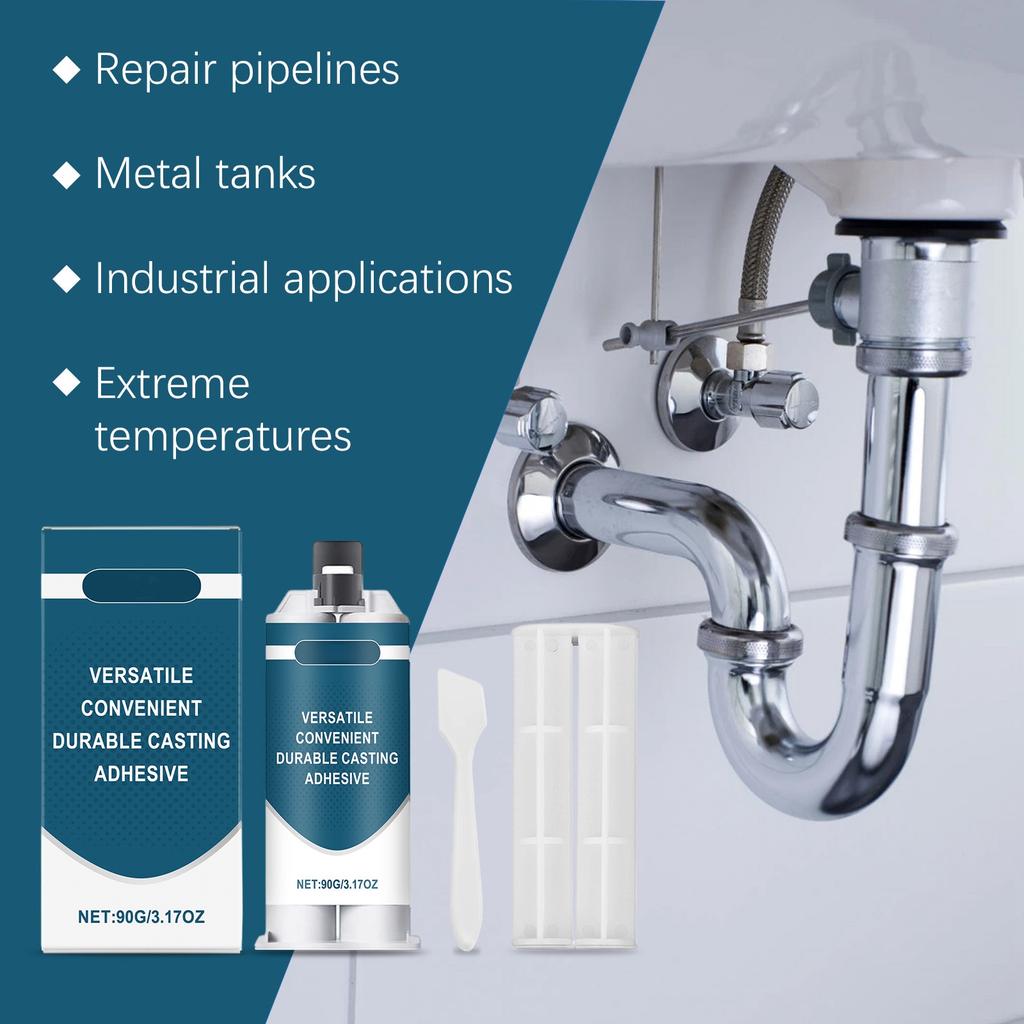 Casting Adhesive, Metal Pipe Glue, High-strength, Universal For Home And Industrial Use, With Super Strong Bonding Performance.