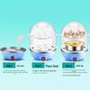 Compact Dual-Layer Stainless Steel Egg Steamer & Breakfast Maker