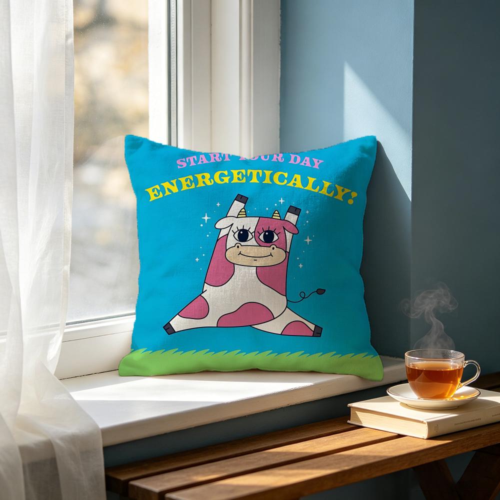 Abstract Cow Cushion Cover Cushion Cover Set Pcs x x x Pillowcase Decorative Sofa Home Decor