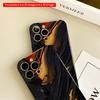 2DFlat Black & Gold Abstract Flow Phone Case All inclusive film hard iPhone case, compatible with iPhone 18 Pro Max 17 16 15 14 13 12 11