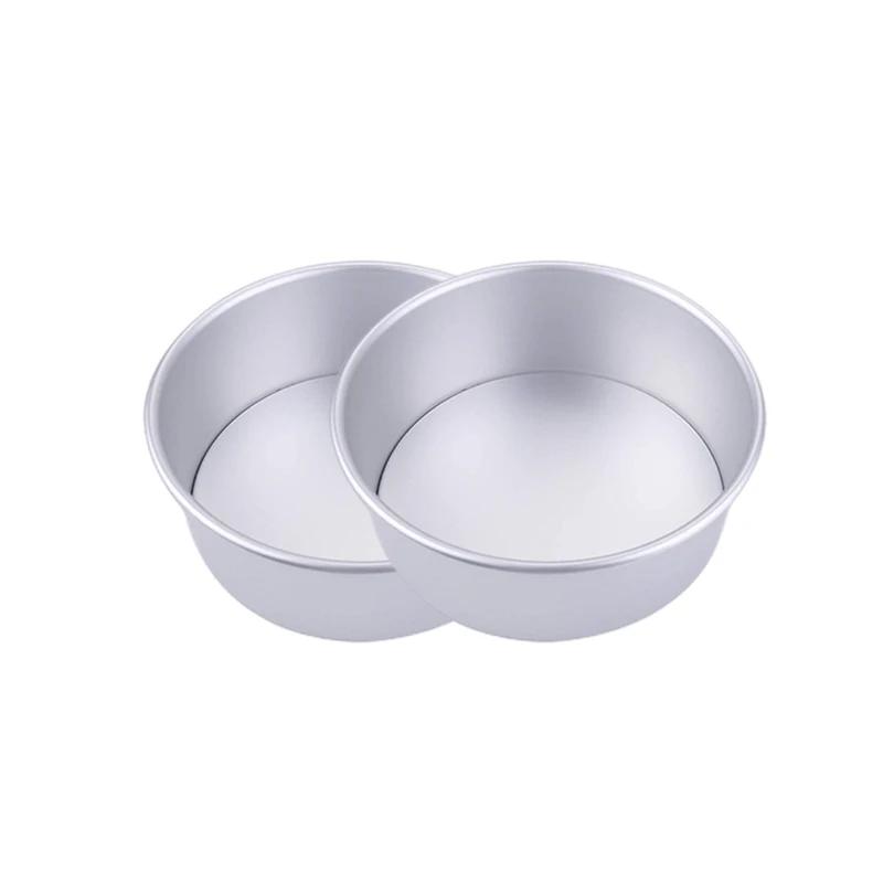 1/2/3 Pièces Moule à Gâteau Fond Amovible Couche 4 pouces Moules à Gâteau Pour la Cuisson Aluminium Rond Moule à Gâteau Moule à Cheesecake Outils de Cuisine