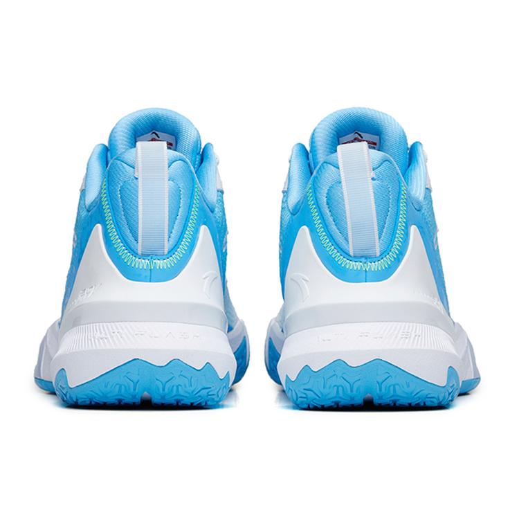 Anta The Dagger 5 Basketball Shoes Men's Low Top White/Clear Spring Blue 112221625S-1