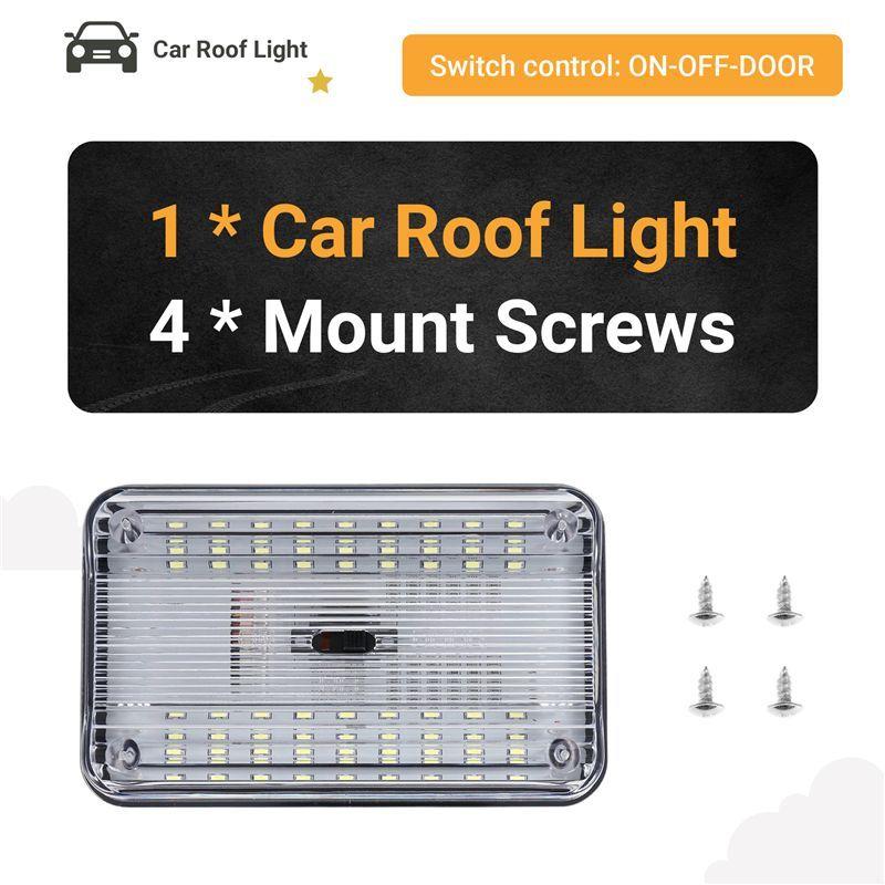 

NEW-Car Interior Light 36Led Roof Ceiling Reading Light