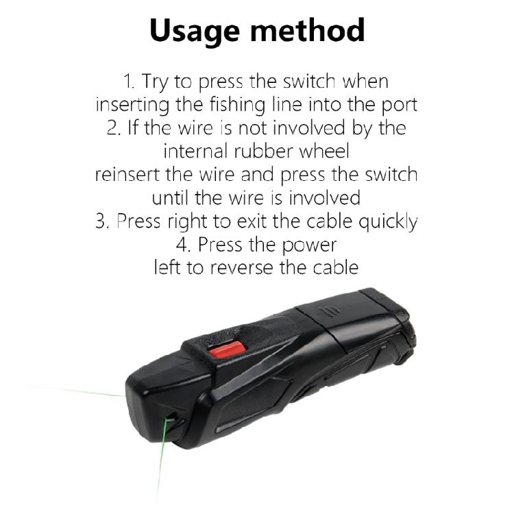 Nástroj pro správu rybářského vlasce Přenosný naviják na rybářský vlasec Navíječ/Odvíječ cívky vlasce 3,5M/S Nástroj na odstraňování izolace z drátu Odstraňovač izolace rybářského vlasce