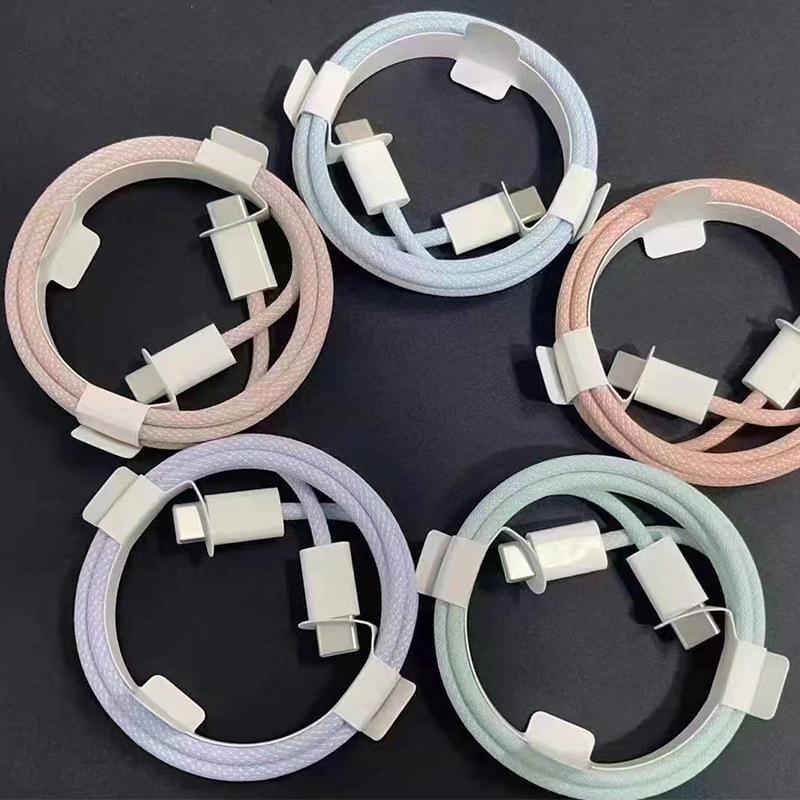 Apple 16 PD60W Fast Charging Type-C Braided Cable for iPhone 16/15 Series