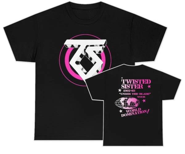 Футболка Twisted Sister 1982-83 Under The Blade World Domination Tour S