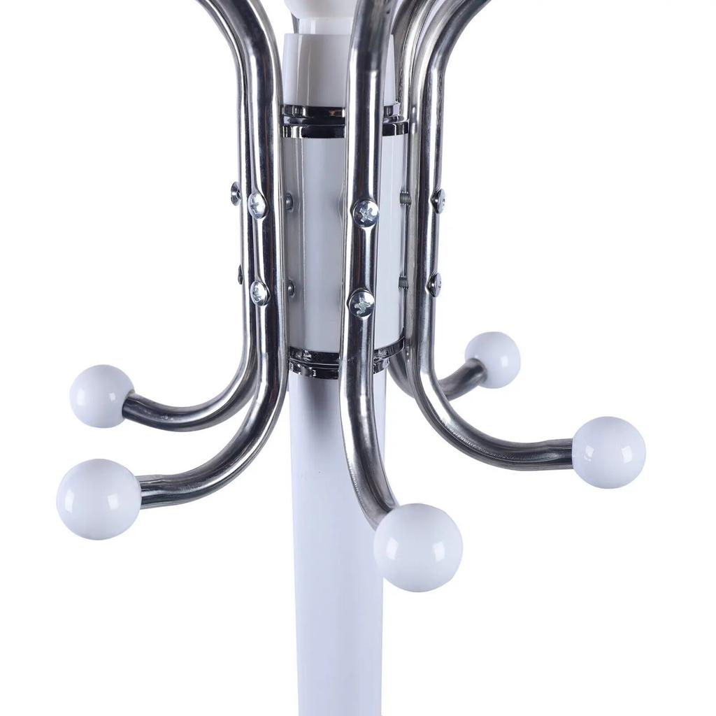 Metal Coat Rack Tree Stand Clothes Hat Bag Hanger Umbrella Holder Home 16 Hooks Entryway Closet Living Room Storage Organizer
