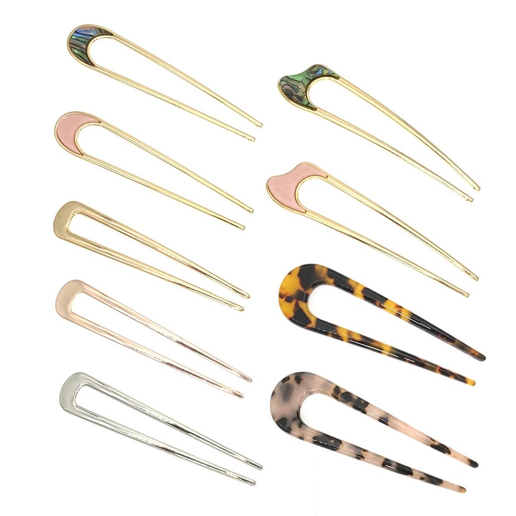 Unique Shape French Metal Hair Clip Bun Hair Accessories for Women’s Vintage Hairstyles And Daily Fashion Needs