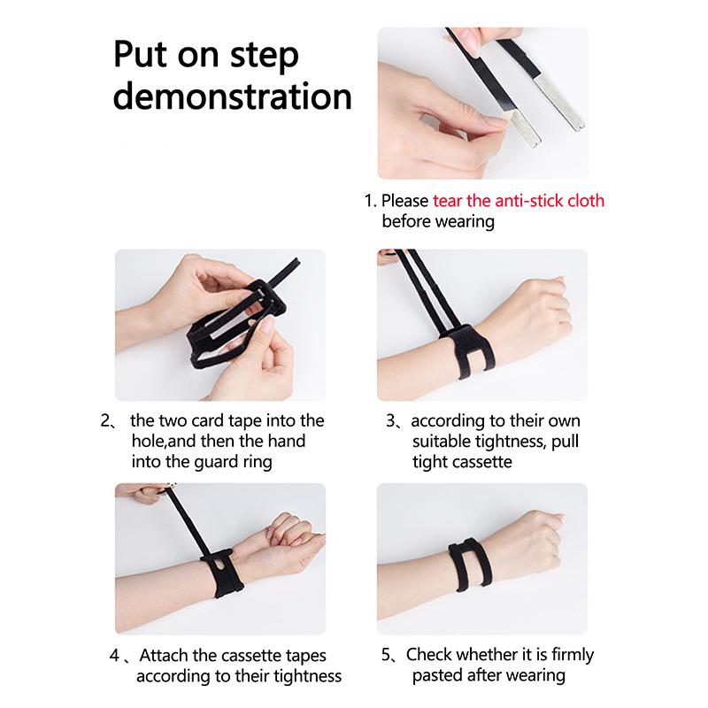 1Pair Adjustable Yoga Wrist Band Pain Tfcc Tear Injury Brace Wrist Band Brace Soft Thin Yoga Fitness Wrist Wrap Fix Sport Guard
