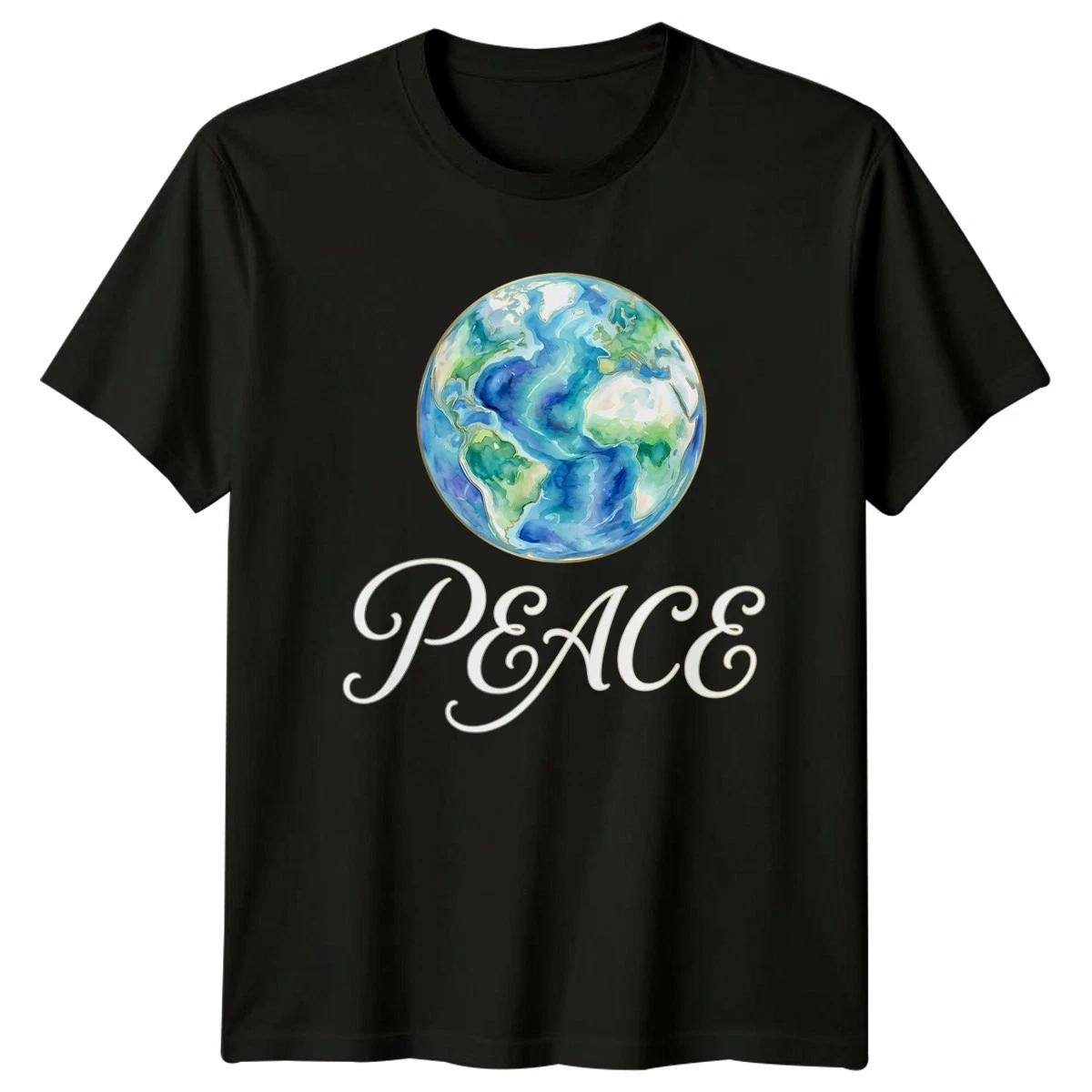 Peace T-Shirt World Peace Activism Earth Day Gift For Him And Her S