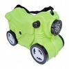 Green 3D Rolling Suitcase for Sitting Children Travel Cabin Luggage