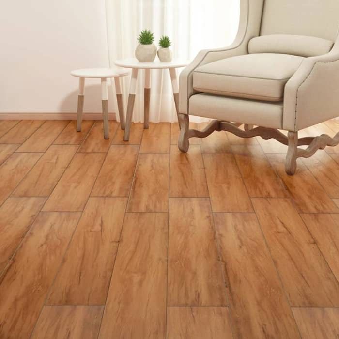 VidaXL Floor Board Floor Board Kitchen Bathroom Bedroom Living Room PVC Non Self-adhesive 5.26 245166