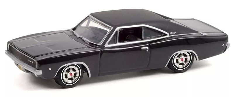 Greenlight Scale Dodge Charger 1968 Black Diecast Model Car 1/64 R/T "John Wick"