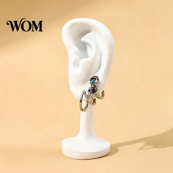 Human Ear Earring Holder Holder, Shaped Jewelry Stand, Storage Organizer, Display Stand for Home Dresser Store Counter Use Anti-tip