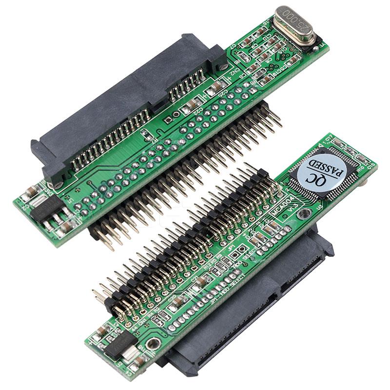 Sata to IDE Adapter 2.5 Sata Female to 3.5 IDE Male Converter 40 PIN Port 1.5Gbs 2.5 to 3.5 IDE Support ATA 133 100 HDD CD DVD