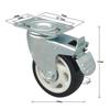 Universal Medium Duty Casters with Brake – 3, 4, 5 Inch Wheels for Equipment & Tool Carts