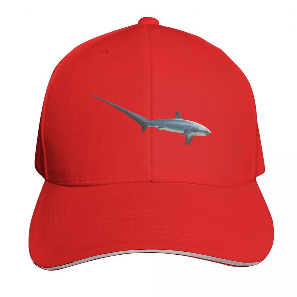 Thresher Shark Baseball Cap Streetwear Hip Hop Trendy Vintage Retro Embroidered Lightweight Packable