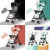 Kids Stroller Ultra Lightweight Foldable Convertible Seat One Button Rotation