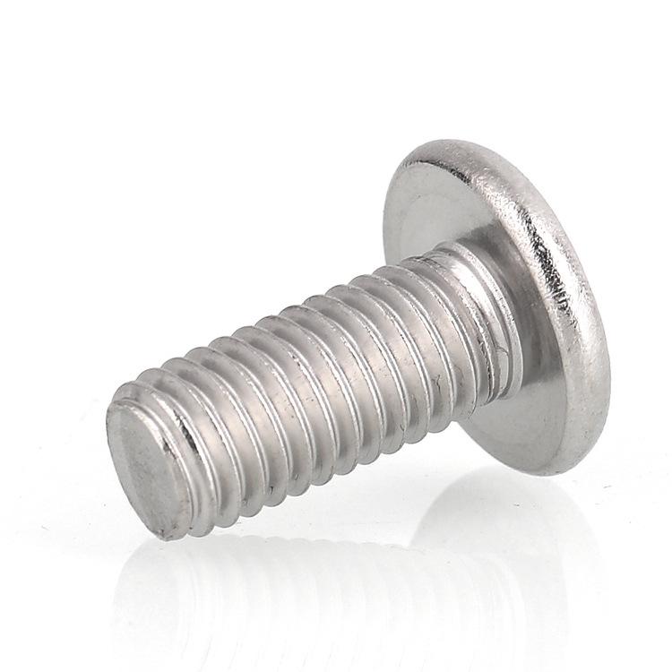 304 Stainless Steel Hex Flat Head Screws: M2-M8, Thin/Low Profile