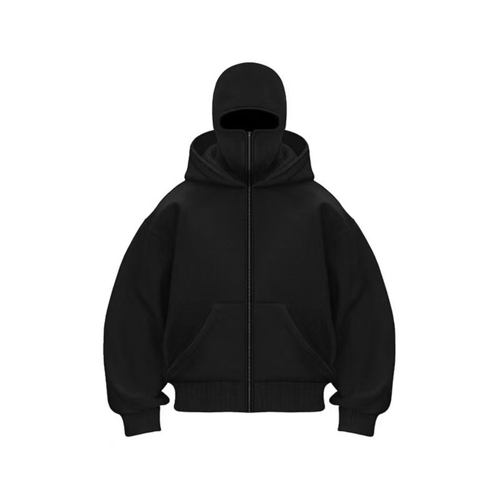 Unique Design for Spring and Autumn Season, Double-layer Hooded Zipper Sweatshirt Jacket, Loose Street Style for Men and Women, Couple Style