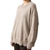 2026 Euro-American Autumn/Winter Women's Loose Solid Color Round Neck Pullover Sweater