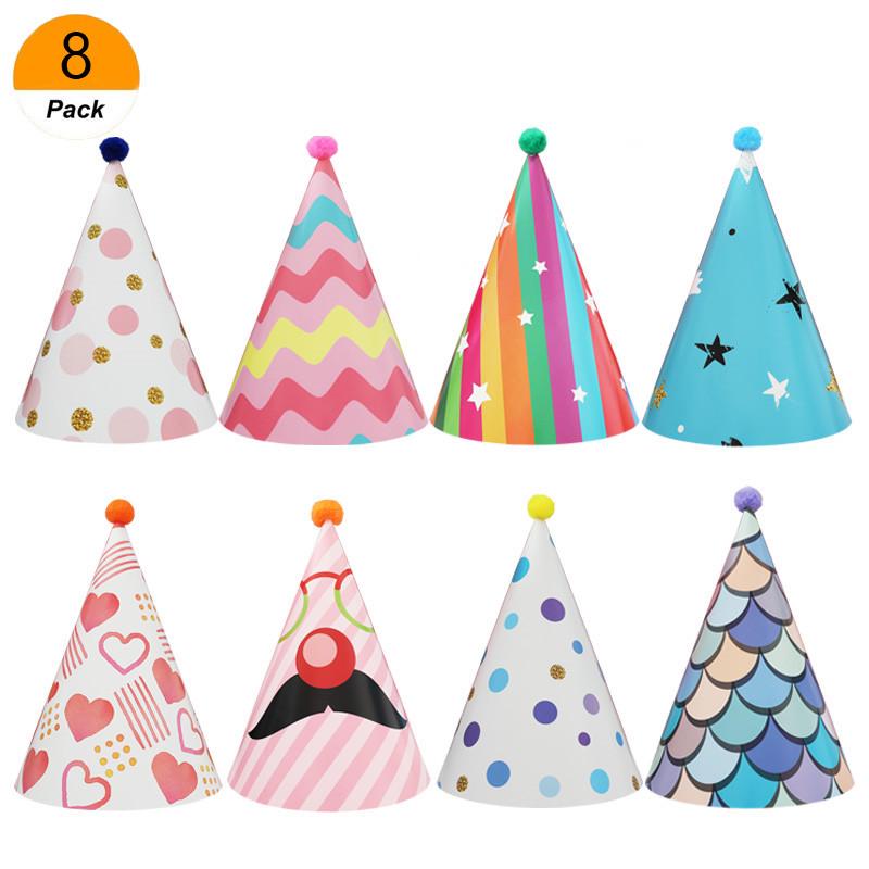 Large Birthday Cake Hat for Adults & Kids - Party Costume Decoration