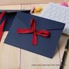 Retro Kraft Paper Envelope - Western Style Invitation with Bow Logo