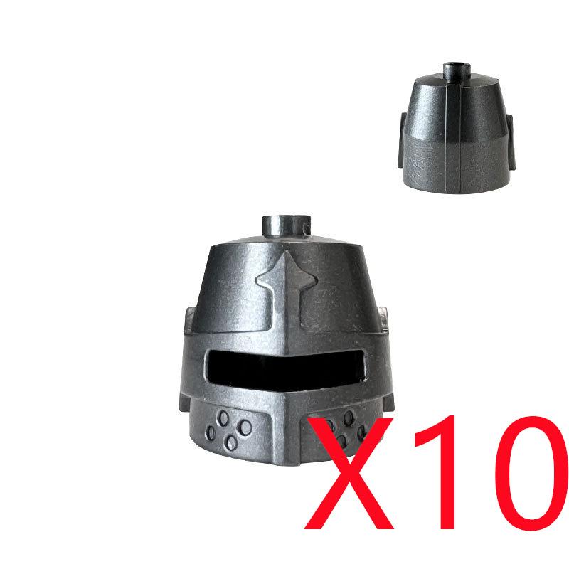 MOC Medieval Building Blocks Military Figures Accessories Soldier Weapons Bow Spear Crossbow Brick Helmet Sword Toy Gift X058