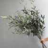 Plastic Artificial Olive Branch Lifelike with Fruit Simulated Olive Leaf Plant Handmade Craft Olive Fruit Branch Photo Props