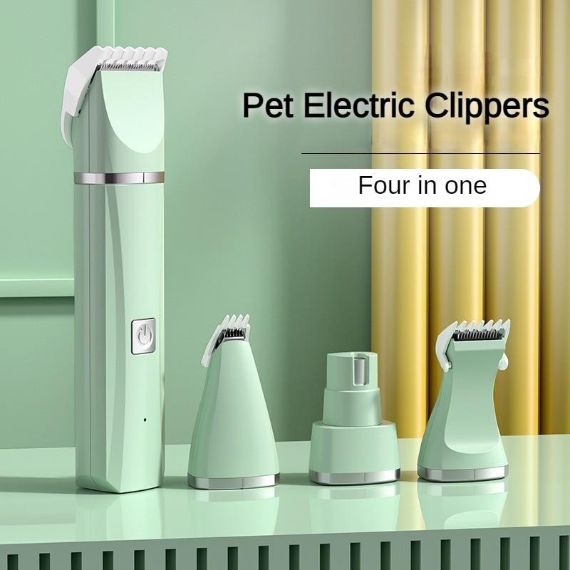 Silent Rechargeable Cat & Dog Electric Push Clipper Pet Shop Specific Haircut Machine Pet Electric Hair Clipper