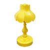 Desk Lamp Retro Lotus Leaf Ingenious Lovely 3 Light Sources Small Table Night Lamp for Girls Bedroom Yellow