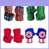 Super-herói Hulk e Homem-Aranha Brinquedo de Pelúcia Luvas de Boxe para Crianças