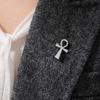 Anstecknadeln mit Metallkreuz, Kleideraccessoires, Schleifen-Anstecknadel, Kleiderdekoration
