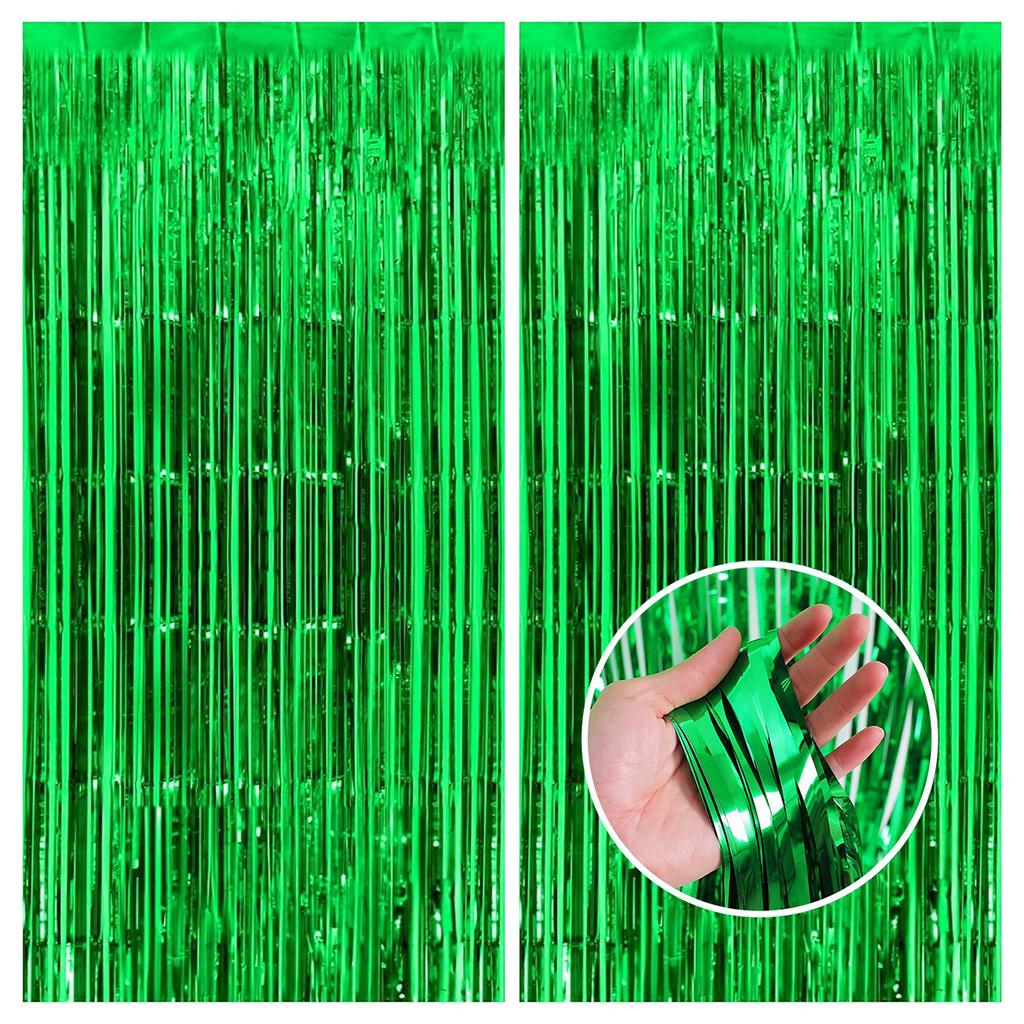 Birthday Party Wedding Decoration Backdrop Curtains Glitter Glossy Fringe Tinsel Foil Curtain Baby Shower Anniversary Wholesale