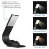 New Rechargeable Portable LED Reading Book Light with Detachable Flexible Clip Perfect for eBook Readers - USB Powered Lamp for
