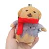 12cm Dipping Sauce Dog Plush Doll Korean Popular Puppy Poor Tired Dog Soft Stuffed Animal Original Funny Pendants Gifts for Kids