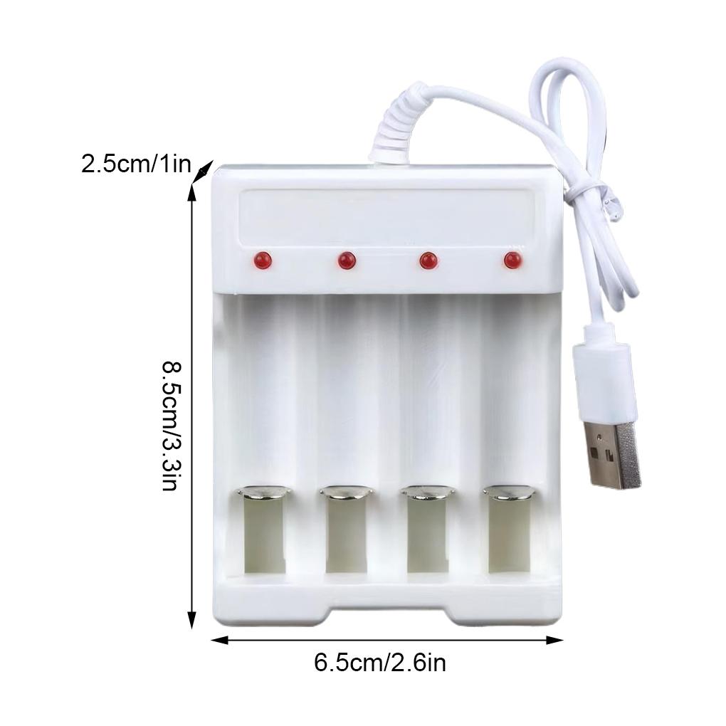 USB 5th And 7th Battery Chargers Rechargeable Fast Charging Tool 4-slot Battery Charger Adapter