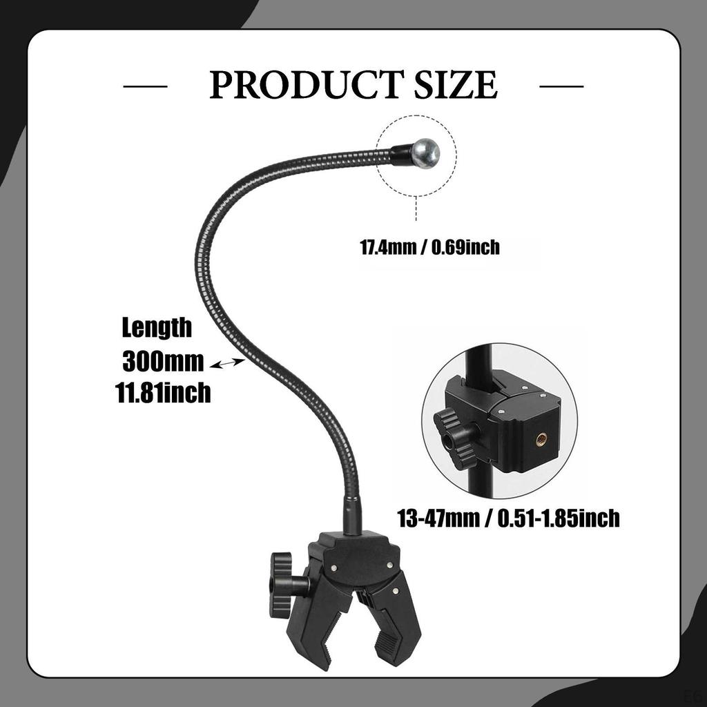 Phone Holder Support Hose Gooseneck Arm Mount Accessories Portable Clip Adjustable Bracket