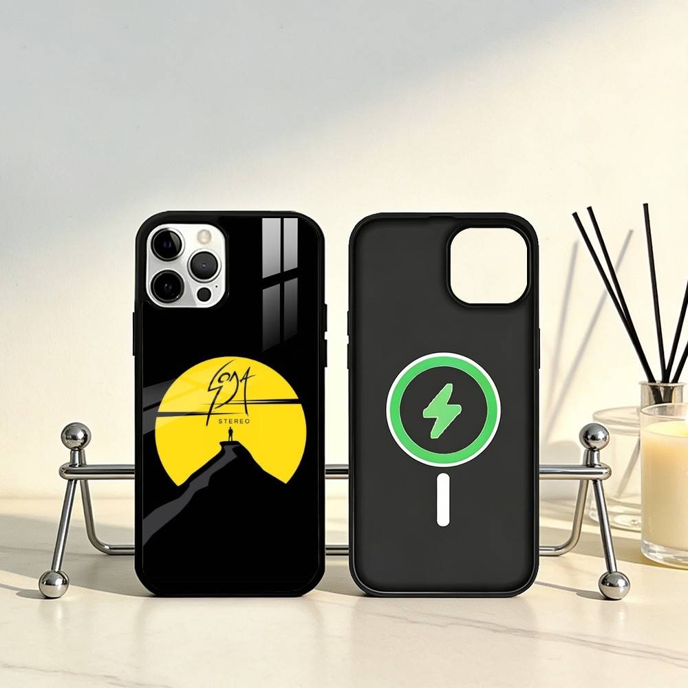 Rock Band S-Soda S-Stereo Phone Case For iPhone17,16,15,14,13,12,11 Plus,Pro Max Magnetic For Magsafe Wireless Charging