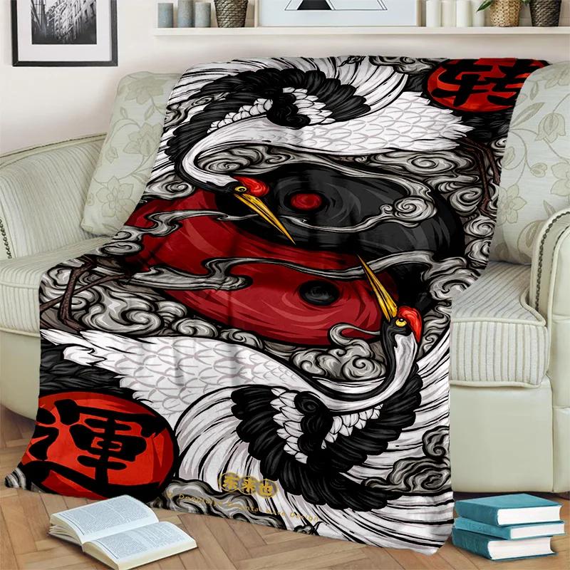 Chinese 3D Tai Chi Bagua Yin Yang  Blanket,Soft Throw Blanket for Home Bedroom Bed Sofa Picnic Travel Office Cover Blanket Kids