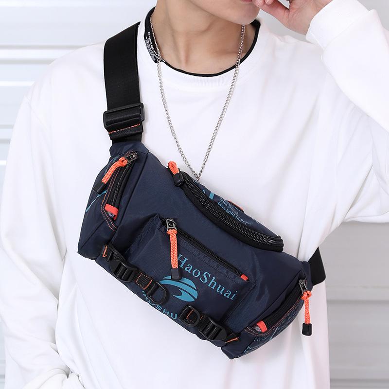 Cross-Border Multifunktions-Brusttasche für Herren: Große Kapazität, Schulter-Messenger und Sport-Rucksack mit doppeltem Verwendungszweck