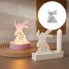 Flexible Easter Theme Silicone Candle Stand Making Mold With Intricate Tree Branch Design For Creative Projects
