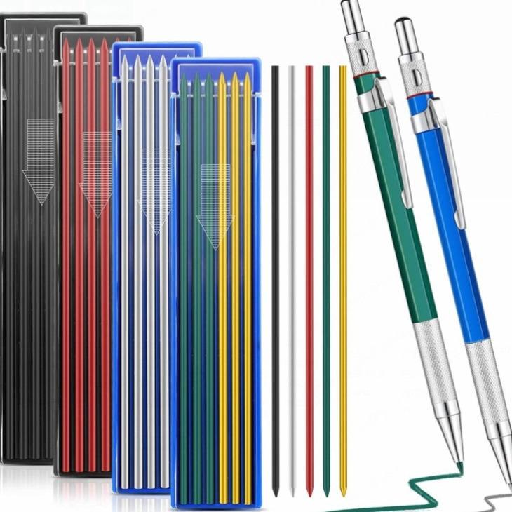 Koreansk stil 2,0 mm mekanisk ritpenna set för smidigt skrivande