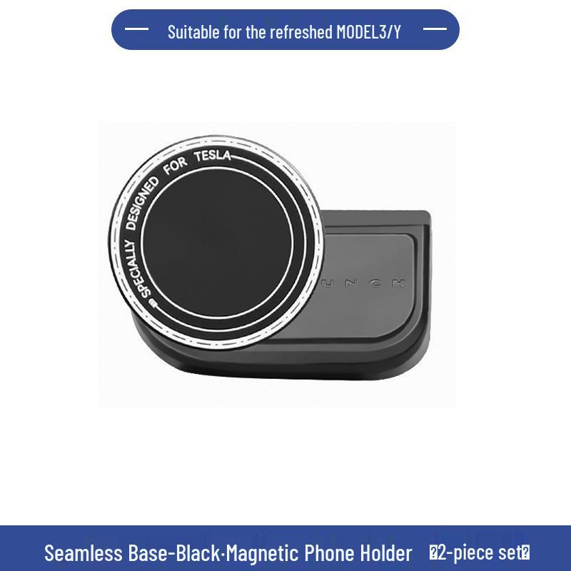 Tesla Model Y/3 Magnetic Phone Holder with Glueless Buckle Base