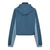 Red Run Womens/Ladies Cropped Hooded Windbreaker