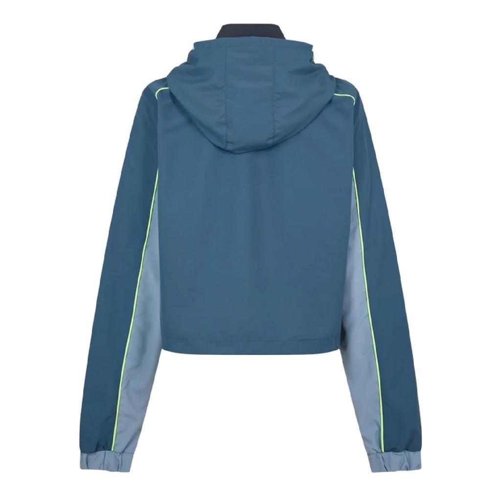 Red Run Womens/Ladies Cropped Hooded Windbreaker