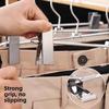 Stainless Steel Pants Hangers Non- Trouser Clips Skirt Hangers for JK Dresses