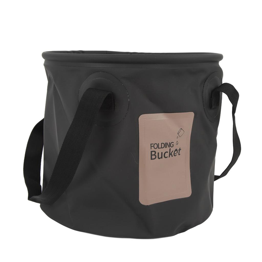 Faltbarer Eimer 10L Hochtemperaturbeständig Tragbarer Faltbarer Wassereimer mit Griff für Camping Angeln Picknick